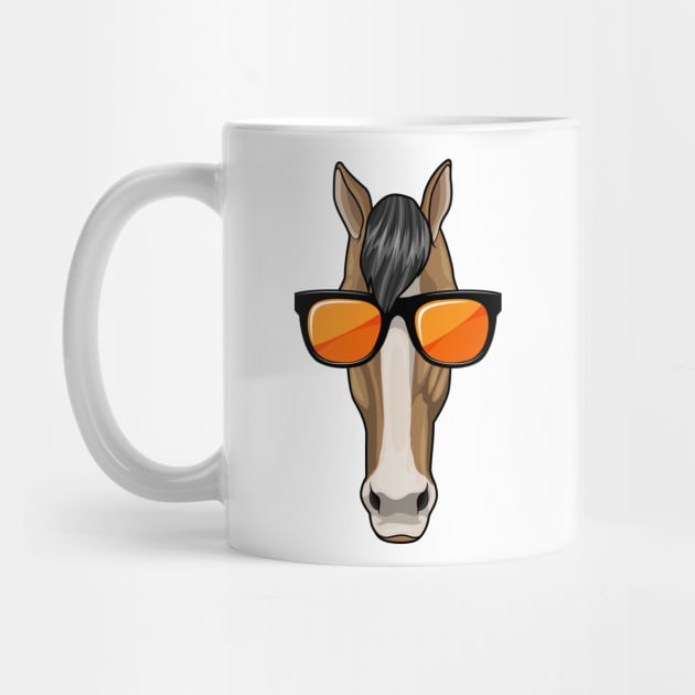 Horse with Sunglasses by Markus Schnabel